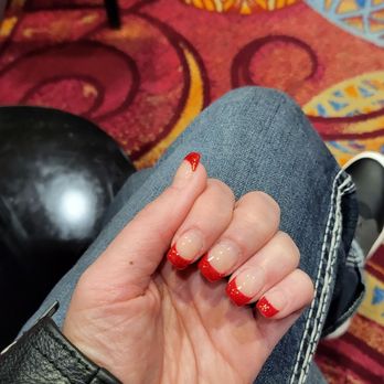 Trendy Nails Spa - Custom gel French polish on acrylics - Nail Salons Near Me - Pleasant Hill, California Trendy Nails Spa - Custom gel French polish on acrylics - Nail Salons Near Me - Pleasant Hill, California