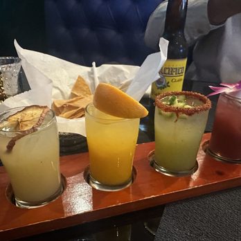 Perla Azul - Margarita flight - Seafood Near Me - La Habra, California