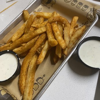Gold Feather - Cajun fries and ranch - Beer Bar Near Me - San Antonio, Texas Gold Feather - Cajun fries and ranch - Beer Bar Near Me - San Antonio, Texas