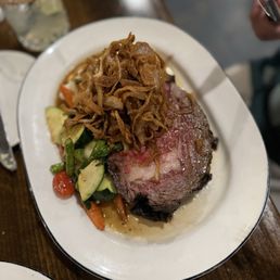 Usda Prime Wood Fire Roasted Prime Rib Dinner