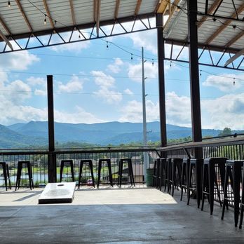 Hiawassee Brew - a view of the mountains from inside a building - Breweries Near Me - Hiawassee, Georgia Hiawassee Brew - a view of the mountains from inside a building - Breweries Near Me - Hiawassee, Georgia