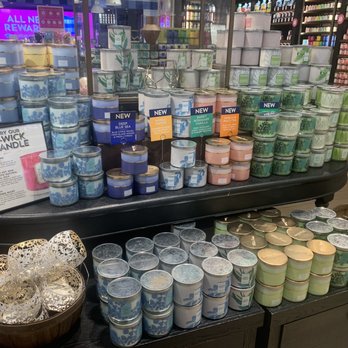 Bath & Body Works - 3-wick candle display - Cosmetics & Beauty Supply Near Me - Charlotte, North Carolina Bath & Body Works - 3-wick candle display - Cosmetics & Beauty Supply Near Me - Charlotte, North Carolina