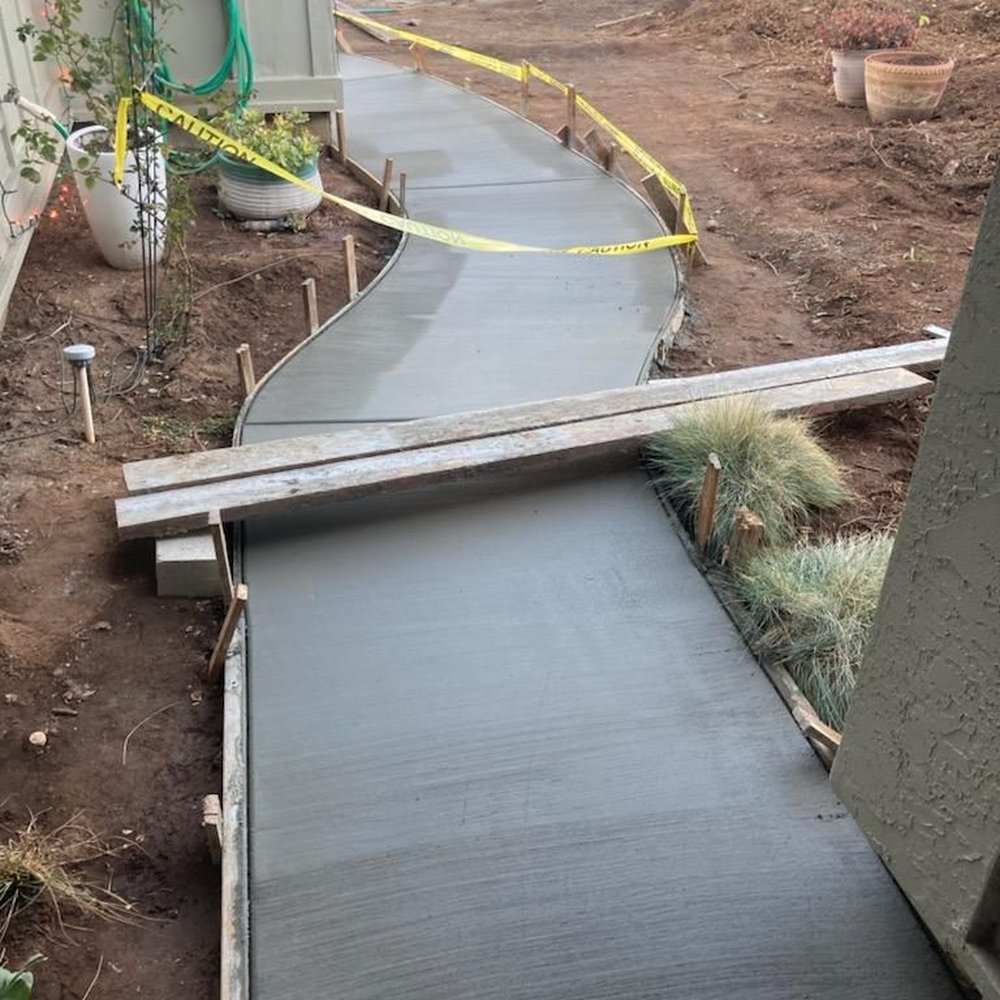 Morello Concrete Const - Front walkway curing - Masonry/Concrete Near Me - Santee, California Morello Concrete Const - Front walkway curing - Masonry/Concrete Near Me - Santee, California
