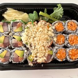 Tony's Fusion Express - Rock + Roll, Spicy Salmon Crunch, Tuna Fashion Roll