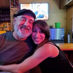 Gas Station - My amigo Homer and his beautiful daughter having a great time at Gas Station.