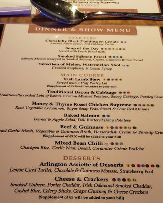 Menu photo 8 Celtic Nights Dublin, D
