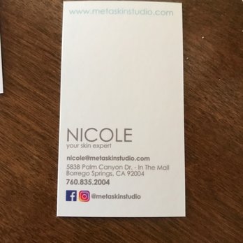 Meta Skin Studio - Skin Care Near Me - Borrego Springs, California