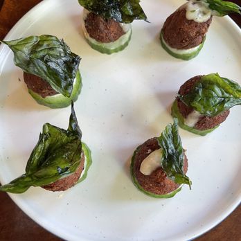 Norah - * Larb Croquette (GF) * - Vegan Near Me - Portland, Oregon Norah - * Larb Croquette (GF) * - Vegan Near Me - Portland, Oregon