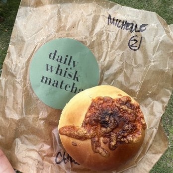Daily Whisk Matcha - Cheese and mushroom puff - Cafes Near Me - Honolulu, Hawaii Daily Whisk Matcha - Cheese and mushroom puff - Cafes Near Me - Honolulu, Hawaii