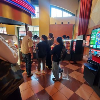 Century 12 San Mateo - Line for concessions stand (barely moving on a Tuesday) - Cinema Near Me - San Mateo, California