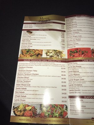 Menu photo 4 Sizler Tandoori Orlando, FL Menu photo 4 Sizler Tandoori Orlando, FL