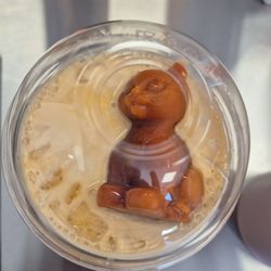 Its a Thai Tea Cat in my Thai Tea