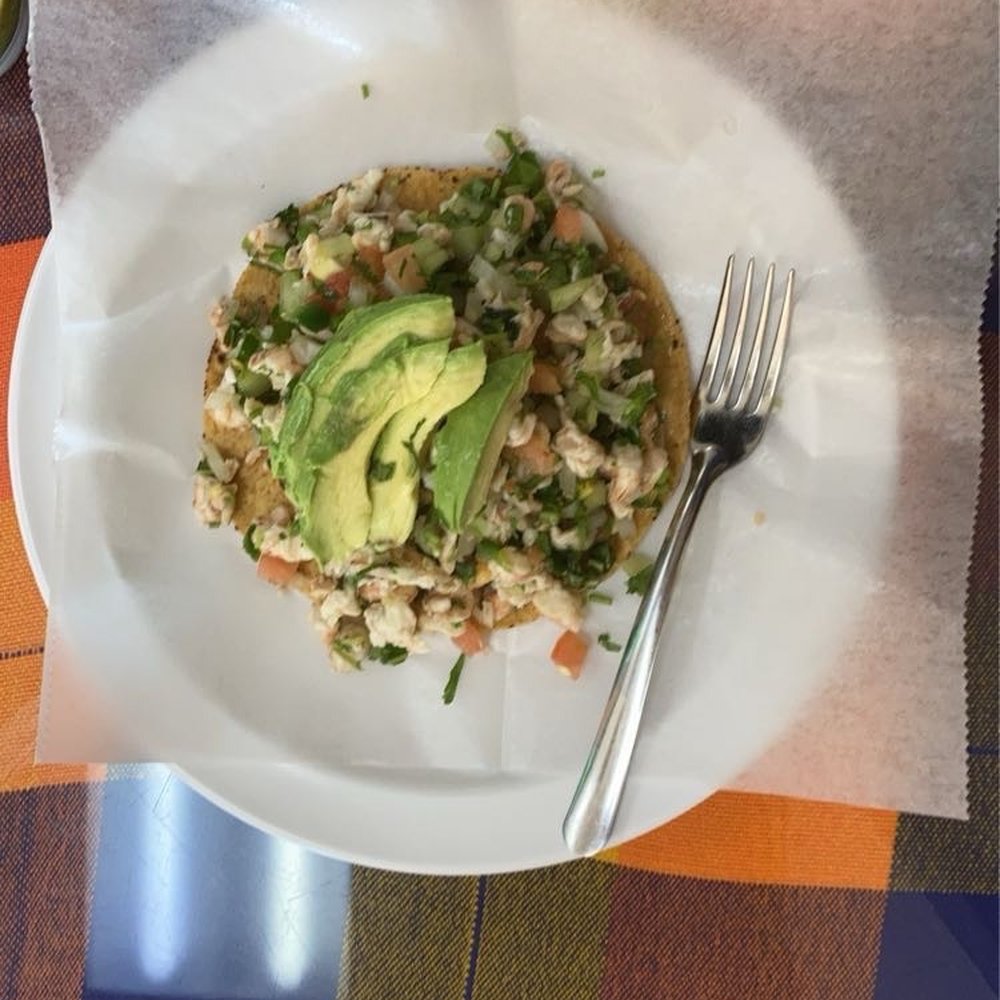 Tostada de Ceviche Tostada de Ceviche