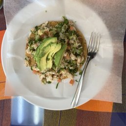 Tostada de Ceviche