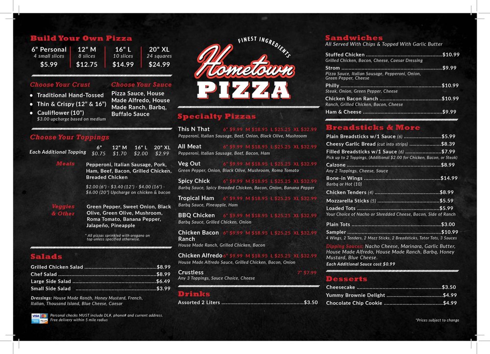Hometown Pizza Logo