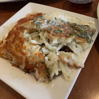 Blue's Egg + Bakery - ROASTED MUSHROOM BROWNS (creamy leeks, herb crème fraîche). Lastly, pancakes w/crispy bacon - Breakfast & Brunch Near Me - Milwaukee, Wisconsin Blue's Egg + Bakery - ROASTED MUSHROOM BROWNS (creamy leeks, herb crème fraîche). Lastly, pancakes w/crispy bacon - Breakfast & Brunch Near Me - Milwaukee, Wisconsin