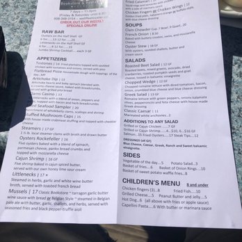 Bookstore & Restaurant - Menu - Seafood Near Me - Wellfleet, Massachusetts Bookstore & Restaurant - Menu - Seafood Near Me - Wellfleet, Massachusetts