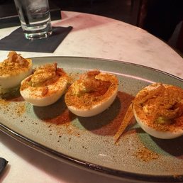 Bloody Mary Deviled eggs Bloody Mary Deviled eggs