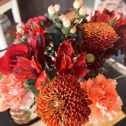 A New Creation Flowers & Gifts - Thanksgiving vibes making that table vibrant