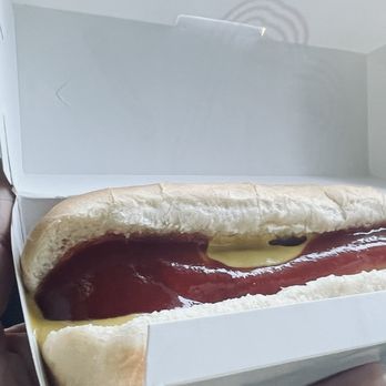 Wienerschnitzel - Plain dog ketchup and mustard - Fast Food Near Me - Phelan, California Wienerschnitzel - Plain dog ketchup and mustard - Fast Food Near Me - Phelan, California