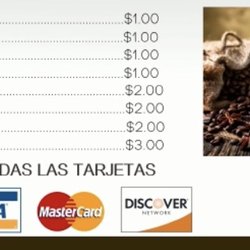 Cafe el Colombiano - Menu