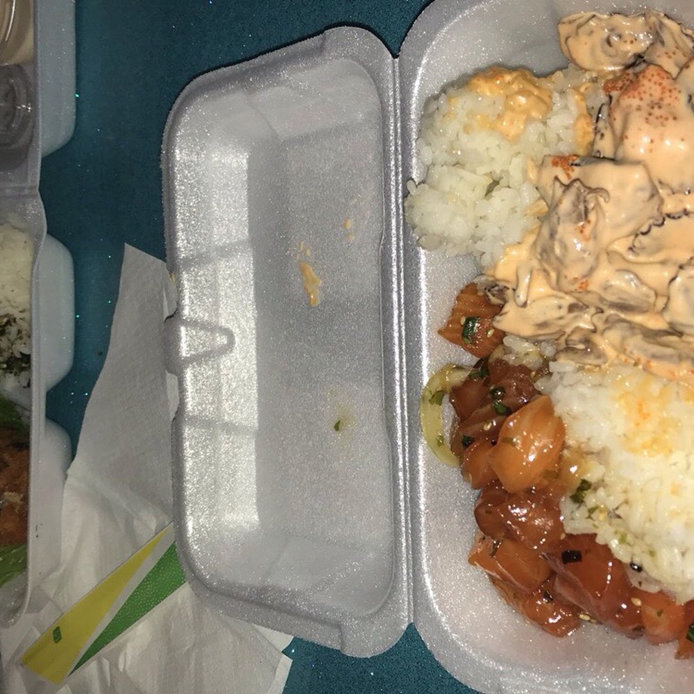 Fresh Catch - Salmon poke + smoked tako - Hawaiian Near Me - Honolulu, Hawaii Fresh Catch - Salmon poke + smoked tako - Hawaiian Near Me - Honolulu, Hawaii