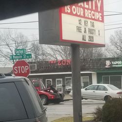 Wendy's - The sign still showing frosty key tag