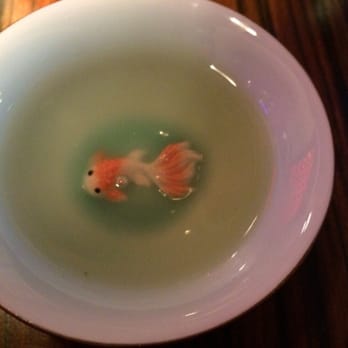 Jialu - I loved the tea cup even more!  The Owner went to great trouble to source this swimming goldfish cup from China! - Chinese Near Me - Hochdorf, LU