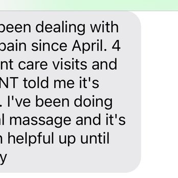 Gonstead Family Chiropractic - Text message to me from a client of mine who I referred over. - Chiropractors Near Me - Indio, California Gonstead Family Chiropractic - Text message to me from a client of mine who I referred over. - Chiropractors Near Me - Indio, California