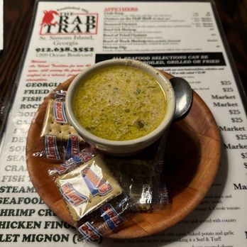 Crab Trap - The best crab soup you will find - Seafood Near Me - St. Simons, Georgia