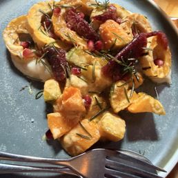 Delicata squash appetizer
