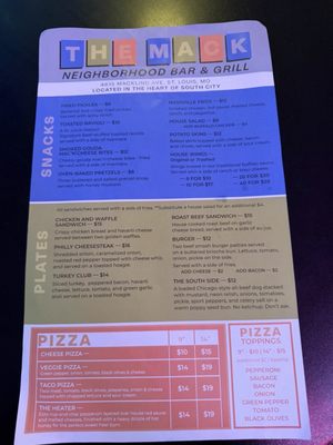 Menu photo 2 The Mack Saint Louis, MO