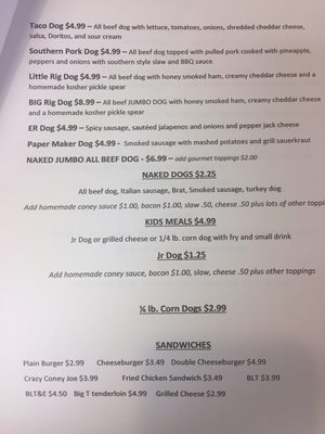 Menu photo 4 Crazy Dogs Grill Chillicothe, OH