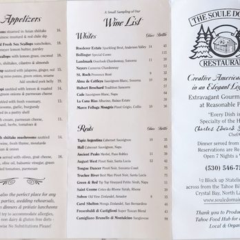 Soule Domain - New American Near Me - Kings Beach, California