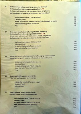 Menu photo 6 Baan Thai Isarn Copenhagen, 84 Menu photo 6 Baan Thai Isarn Copenhagen, 84