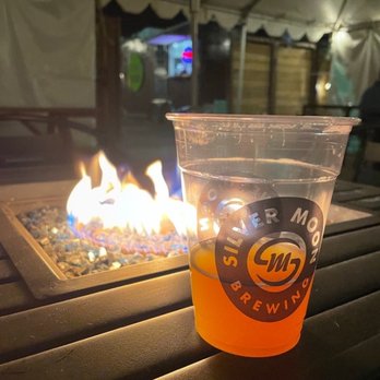 Silver Moon Brewing - Beer next to the fire - Breweries Near Me - Bend, Oregon