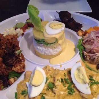 La Guitarra con Sazon - Great tasting sampling plate full of Peruvian classics! - Latin American Near Me - Houston, Texas La Guitarra con Sazon - Great tasting sampling plate full of Peruvian classics! - Latin American Near Me - Houston, Texas
