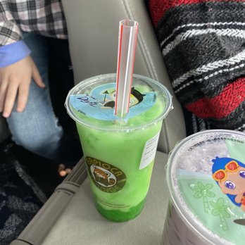 Teapioca Lounge - Green apple slush with green apple jellies - Coffee & Tea Near Me - Colorado Springs, Colorado Teapioca Lounge - Green apple slush with green apple jellies - Coffee & Tea Near Me - Colorado Springs, Colorado
