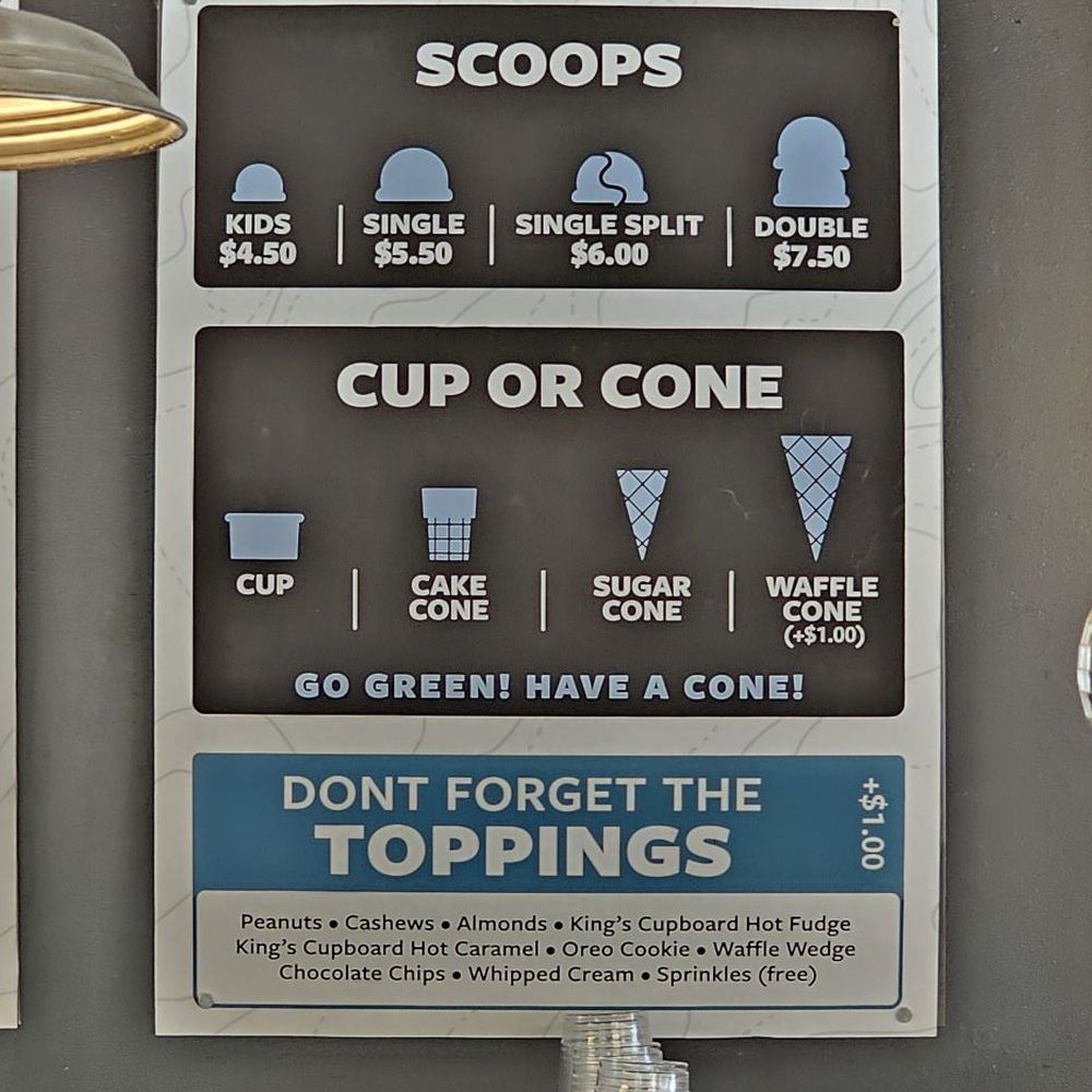 Sweet Peaks - Menu July 2026 - Ice Cream & Frozen Yogurt Near Me - Whitefish, Montana Sweet Peaks - Menu July 2026 - Ice Cream & Frozen Yogurt Near Me - Whitefish, Montana