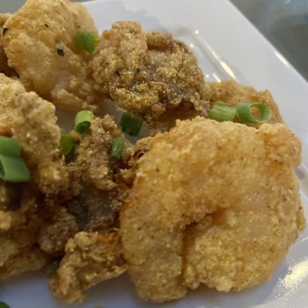 Barcos Food Company - Shrimp and oysters with the sauce on the side. - Asian Fusion Near Me - Oriental, North Carolina Barcos Food Company - Shrimp and oysters with the sauce on the side. - Asian Fusion Near Me - Oriental, North Carolina