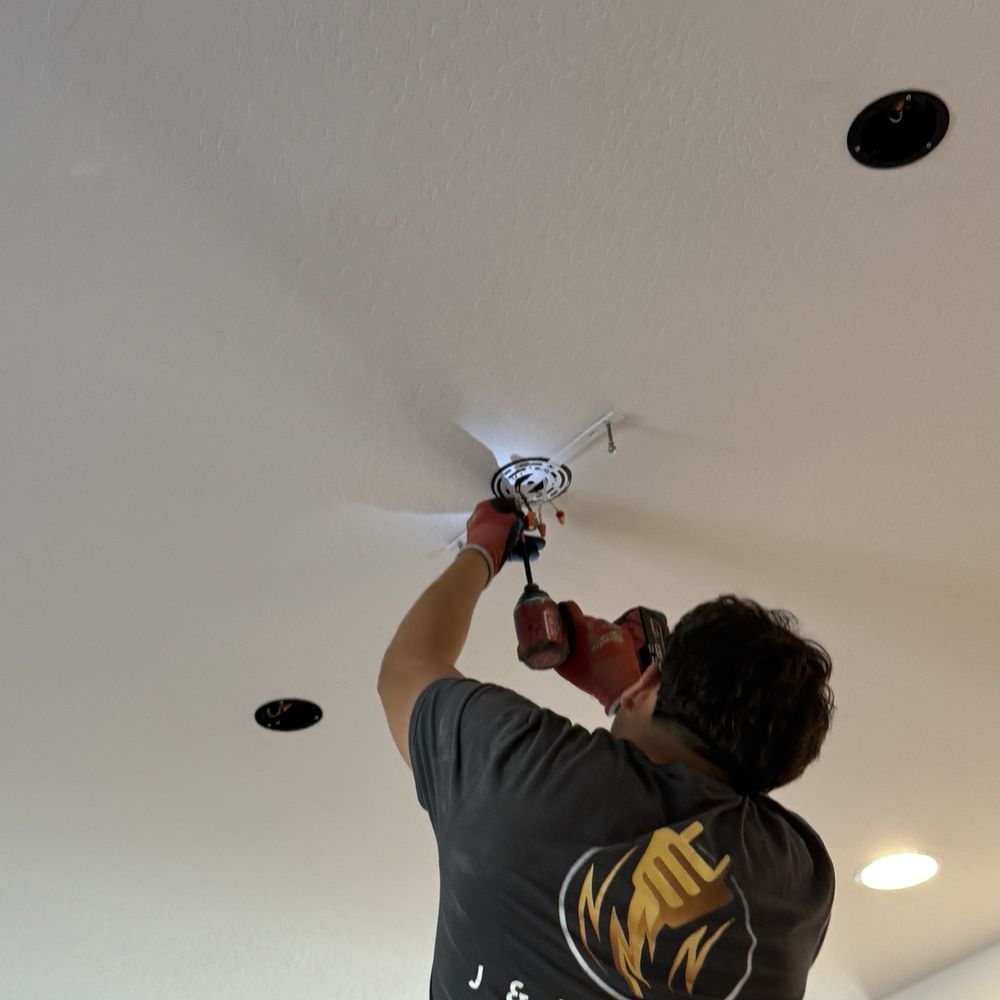 J & V electric - Installing ceiling mount lights - Electricians Near Me - North Las Vegas, Nevada J & V electric - Installing ceiling mount lights - Electricians Near Me - North Las Vegas, Nevada