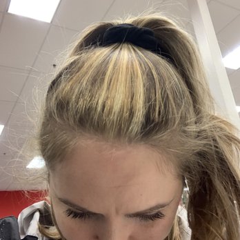 Allure Beauty Lounge - Huge streak in the front and then a hole of dark to the right of that makes it really stand out - Hair Salons Near Me - Upland, California