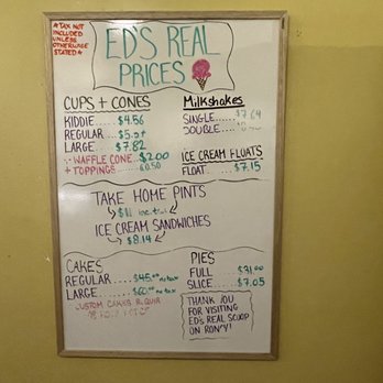 Ed's Real Scoop - Prices - Ice Cream & Frozen Yogurt Near Me - Toronto, Ontario