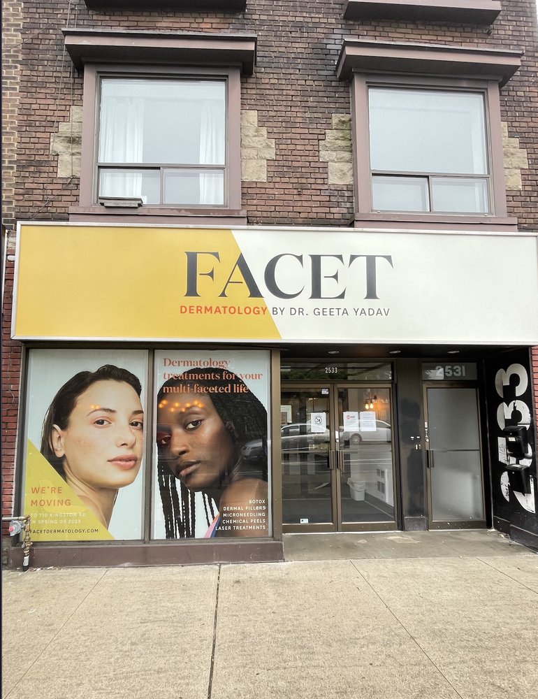 FACET DERMATOLOGY Updated August 2024 710 Kingston Road, Toronto