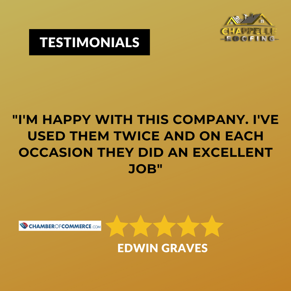 Slide of Chappelle Roofing