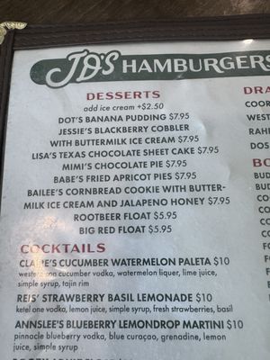 Menu photo 3 JD's Hamburgers Fort Worth, TX Menu photo 3 JD's Hamburgers Fort Worth, TX