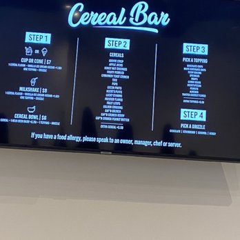Milk N Cookies - Cereal bar menu - Bakeries Near Me - Mamaroneck, New York Milk N Cookies - Cereal bar menu - Bakeries Near Me - Mamaroneck, New York