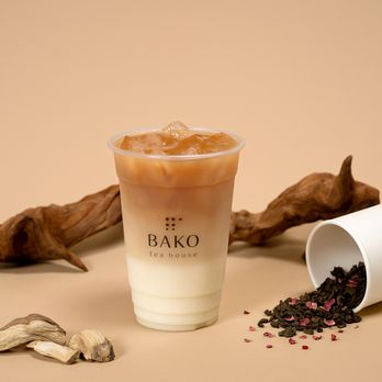 BAKO TEA HOUSE - Rose Guanyin Tea Latte - Coffee & Tea Near Me - Cerritos, California