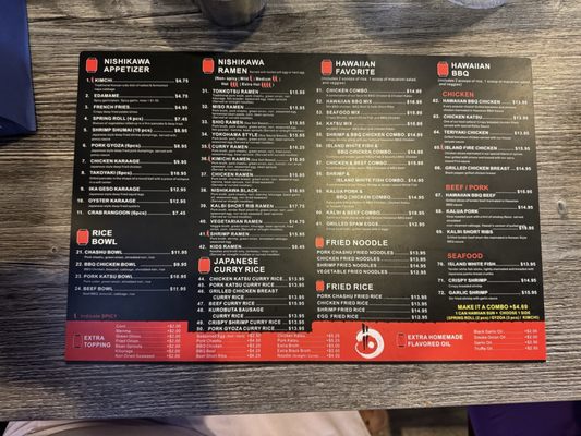 Hawaiian BBQ Nishikawa Ramen by null