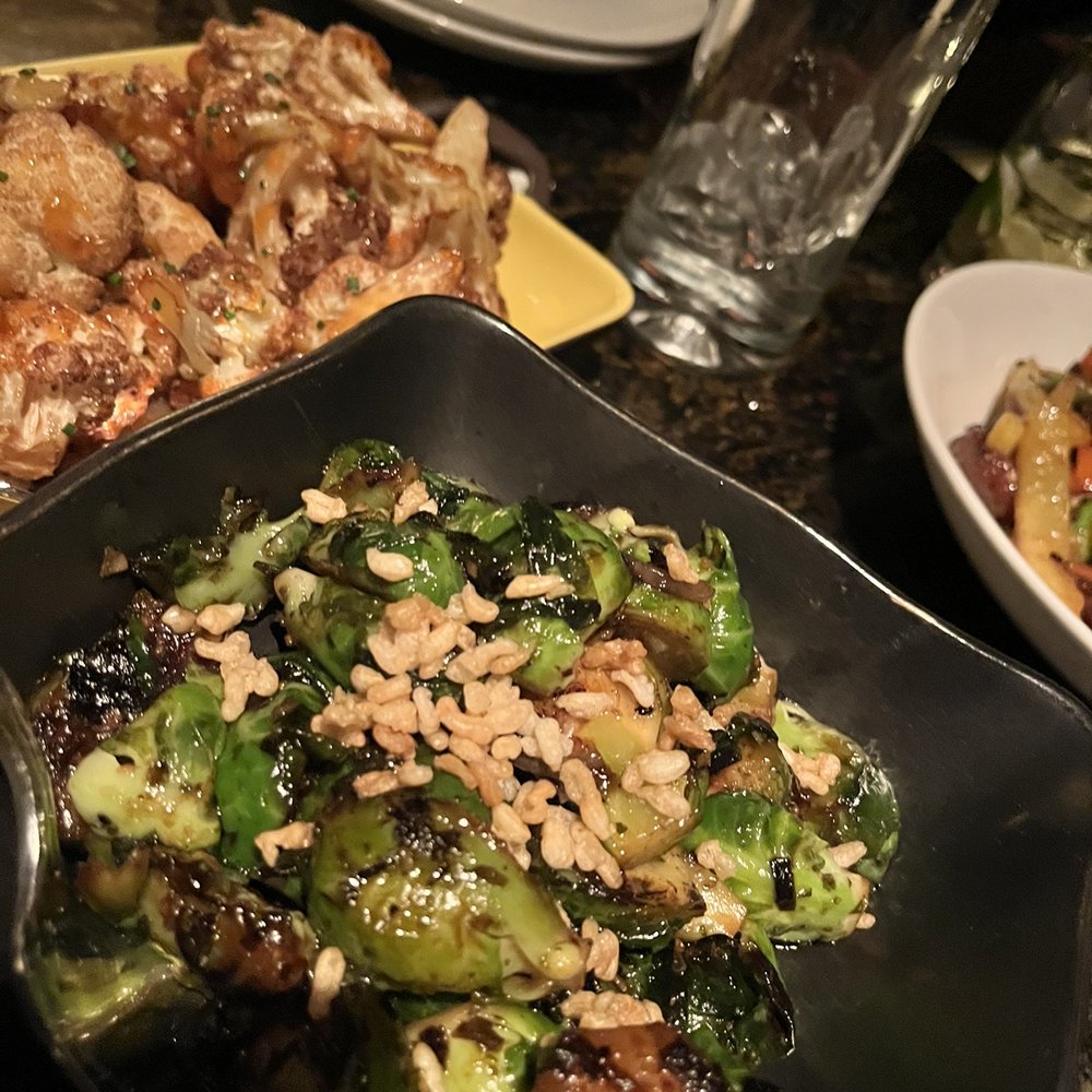 TAO Chicago Restaurant - Charred Brussels Sprouts - Pan Asian Near Me - Chicago, Illinois